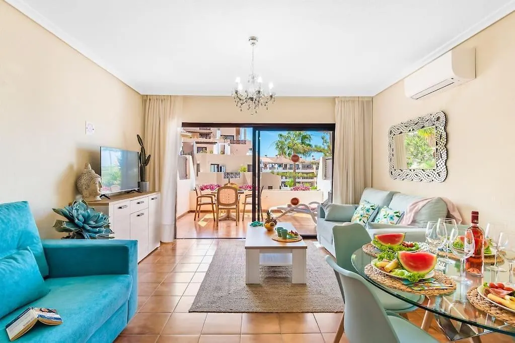 Azzurro Vibe With Ocean Sight In Heated Pool Complex - Tropical Dream Apartment San Miguel de Abona 0*,  Spain